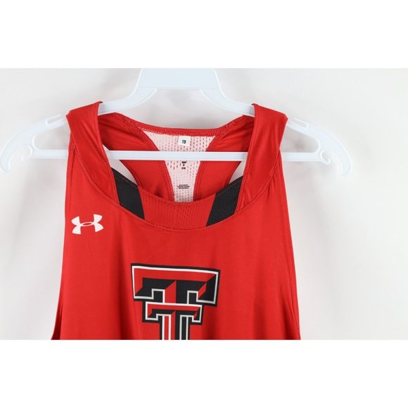 New Under Armour Womens S Sample Texas Tech University Track Singlet Jersey 2020 - Picture 2 of 8